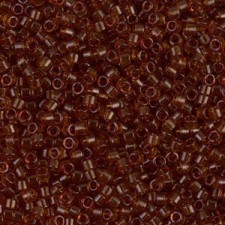 Miyuki delica Beads 11/0 - Transparent dark topaz DB-709